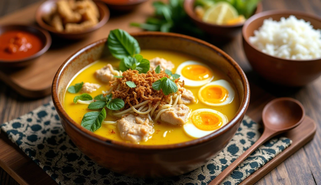 Soto Ayam Kuning Resep Soto Ayam Kuning: Hangat, Gurih, dan Nikmat